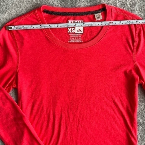 𝅺💜3/$15 Adidas Tee Shirt Long Sleeve XS - Picture 4 of 7
